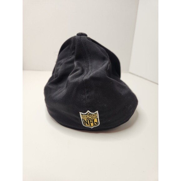 Pittsburgh Steelers Hat Cap Fitted OSFA NFL Football‎ Black Logo Reebok - Picture 3 of 5